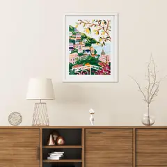 JUST HOME COLLECTION - Cuadro Ciudad Colores 1 40x50cm