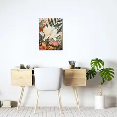 JUST HOME COLLECTION - Cuadro Canvas Flor Folia 1 30X40 CM