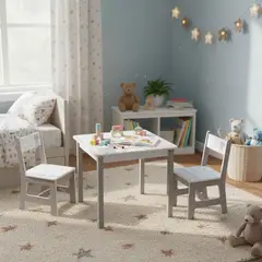 JUST HOME COLLECTION - Set Mesa + 2 Sillas Animales Multicolor 60x55x60cm