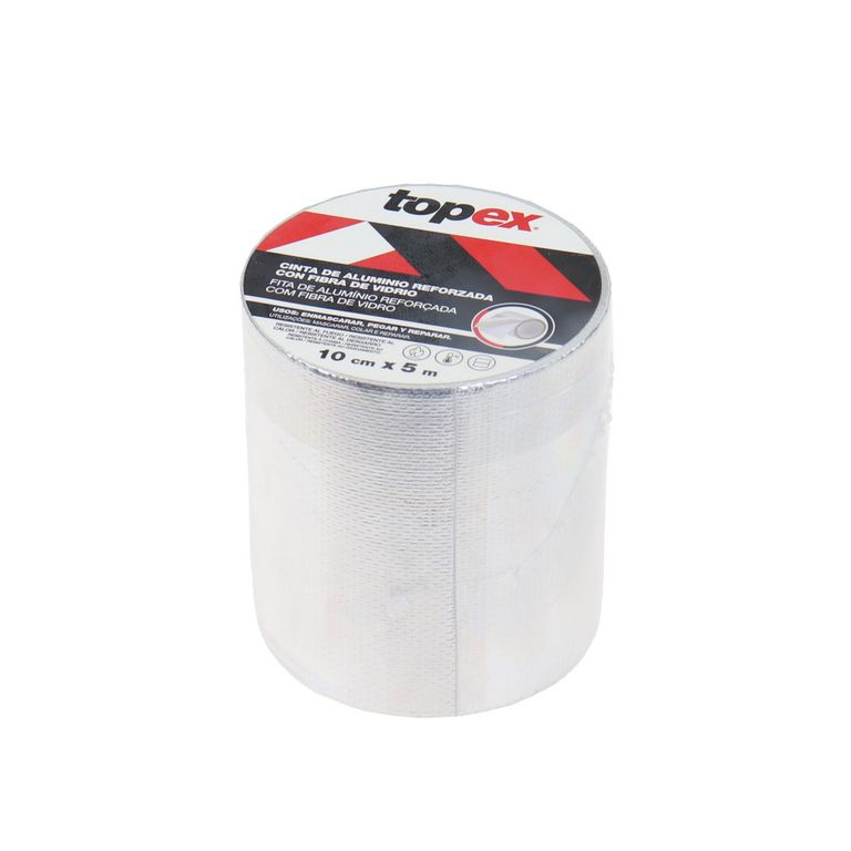 Cinta Aluminio reforzada c/n Fibra de Vidrio 5m