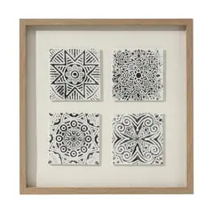 JUST HOME COLLECTION - Cuadro Conjunto Boho 40x40cm