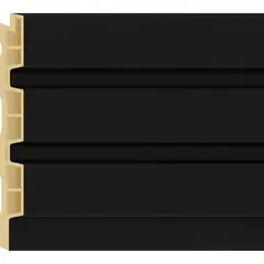 HOLZTEK - Wall Panel WPC Negro 240x12.2cm 0.28m2 - Venta por Unidad