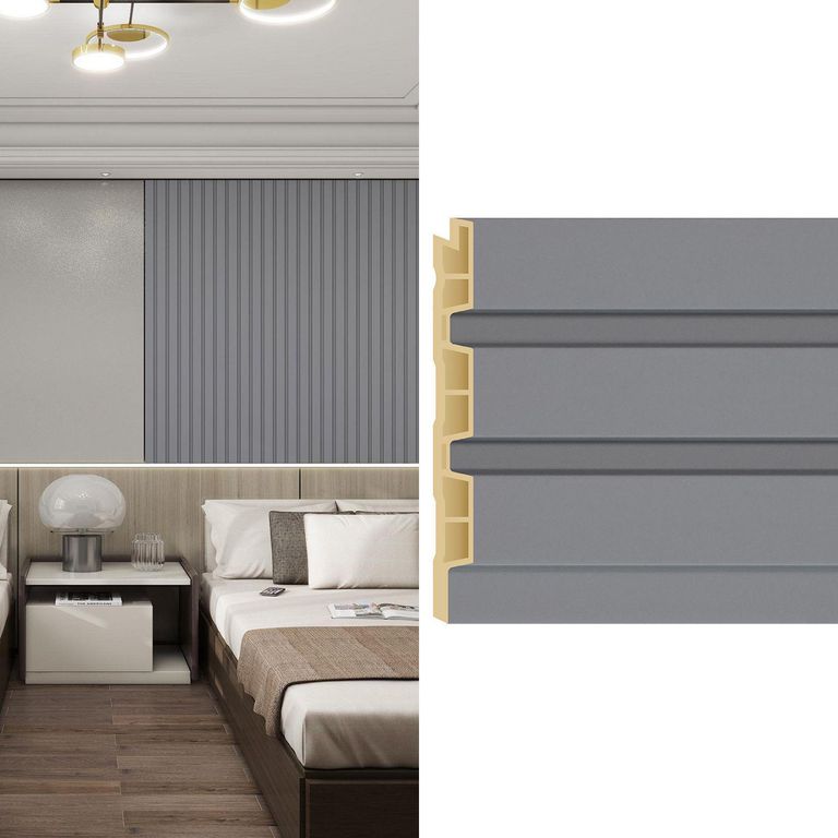 Wall Panel WPC Taupe 240x12.2cm 0.28m2 - Venta por Unidad