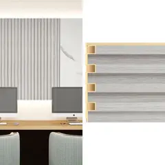 HOLZTEK - Wall Panel WPC Gris 16.8x240 cm 0.39m2 Gris Claro - Venta por Unidad