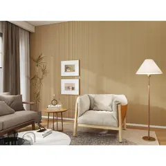 HOLZTEK - WallPanel Poliestireno Café 30.4x240 cm 0.72m2 Micro Claro