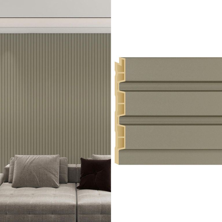 Wall Panel WPC Dorado Light 240x12.2cm 0.28m2 - Venta por Unidad