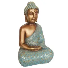 JUST HOME COLLECTION - Buda Sentado Turquesa 33cm