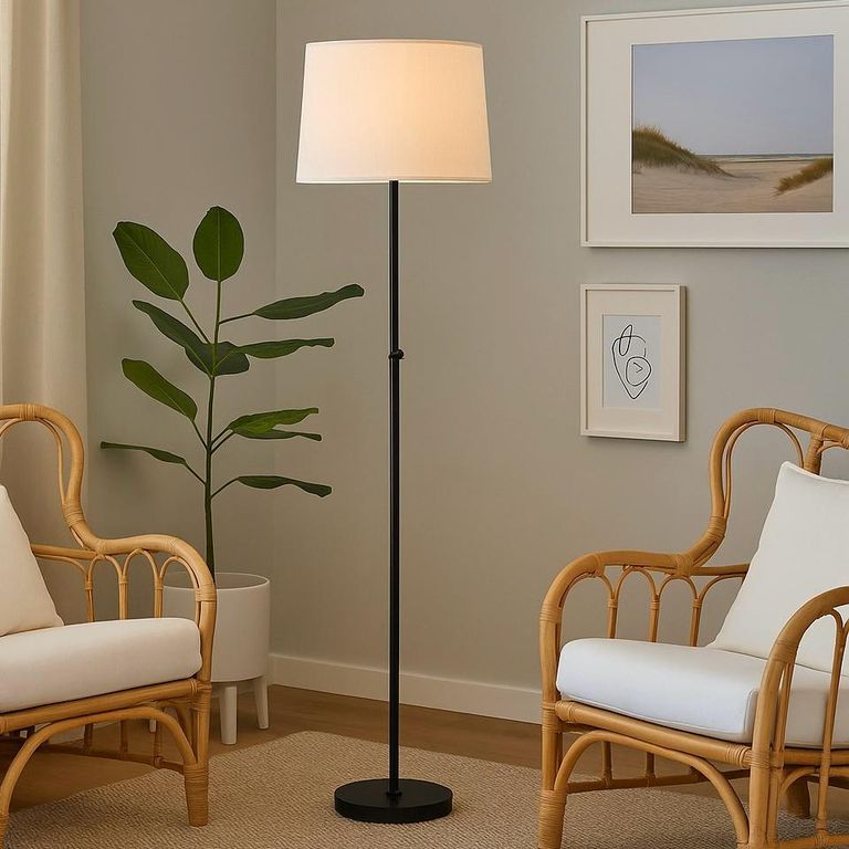 Lámpara de Pie Senor Negro 1L E27