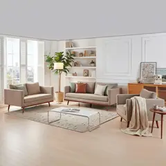 JUST HOME COLLECTION - Juego de Sala 3-2-1 Cuerpos Heidi