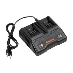 BAUKER - Kit Cargador Dual 2 Baterías 2AH