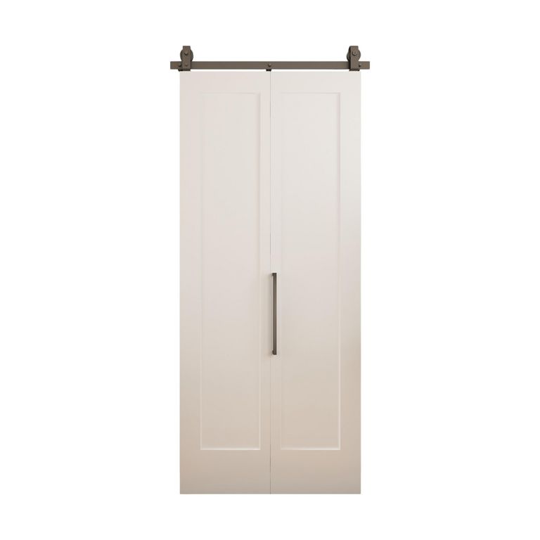 Puerta Corrediza Doble Blanca