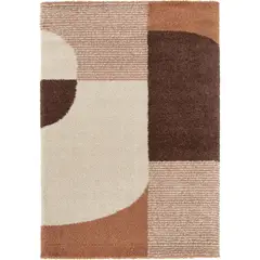 JUST HOME COLLECTION - Alfombra Stella Abstract 200x290 cm Café