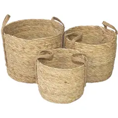 JUST HOME COLLECTION - Set 3 Canastos Gansu