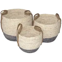 JUST HOME COLLECTION - Set 3 Canastos Jinan