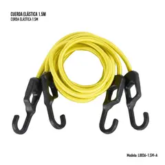 AUTOSTYLE - Cuerdas Elásticas Bungees 2 Piezas 150Cm X 0.8Mm