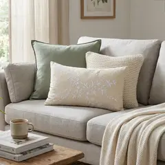 JUST HOME COLLECTION - Cojín Acer 30 x 50 Beige