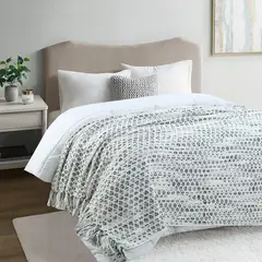JUST HOME COLLECTION - Manta Urbano Gris 130x160cm