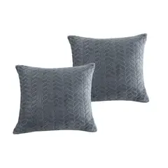 JUST HOME COLLECTION - Flanel 40x40 cm Gris