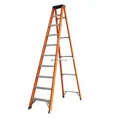 UBERMANN - De tijera Fibra de Vidrio 3.09 m 9 Peldaños