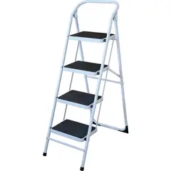 BAUKER - Escalera Silla 1.31M 4P Acero 150K