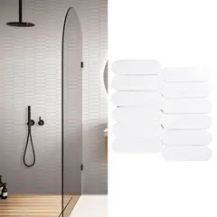 HOLZTEK - Porcelanato Oval Blanco Brillante
