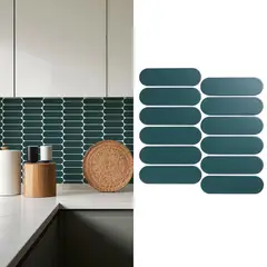 HOLZTEK - Porcelanato Oval Verde Mate