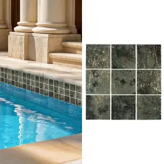 HOLZTEK - Malla Decorativa de Porcelanato Pool XL Gris 30x30cm 0.09m2