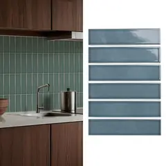 HOLZTEK - Porcelanato Brick Verde Brillante