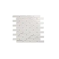 HOLZTEK - Porcelanato Brick Wall Blanco Brillante