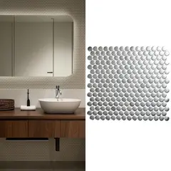 HOLZTEK - Malla Decorativa de Porcelanato Spot Metal 29.1x31.5cm 0.09m2