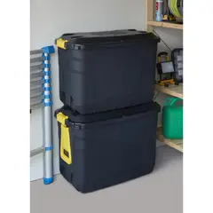 STRATA - Caja Organizadora Heavy Duty 110L Negro