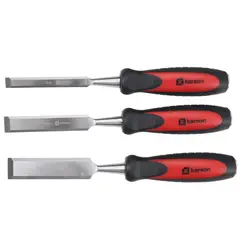 KARSON - Set 3 Piezas Formones 8" para Madera
