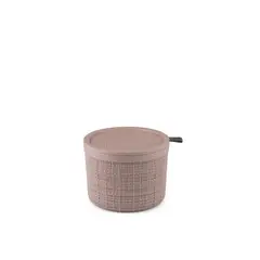 undefined - Caja con Tapa Rosa Boho Chic 17x13x17cm