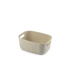 undefined - Canasto Softex Beige 26.5x11x19.5cm