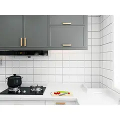 HOLZTEK - 30x60 cm Cerámica Pared Cuadrados 30x60 1.62m2 Blanco 1.62 m2