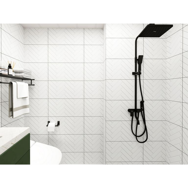 30x60 cm Cerámica Pared Herring 30x60 1.62m2 Blanco 1.62 m2