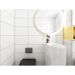 HOLZTEK - 25x40 cm Cerámico Pared Blanco Liso 25x40 1.5m2 Blanco 1.5 m2