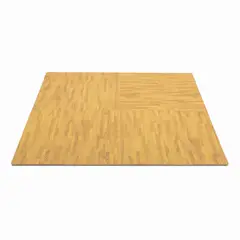JUST HOME COLLECTION - Alfombra Puzzle x4 Piezas 120x120 cm Natural
