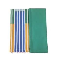 JUST HOME COLLECTION - Set 2 Paños de Cocina Rectangulares 40x65cm Multicolor