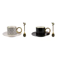 JUST HOME COLLECTION - Set de Taza 150 ml con Platillo