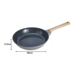 JUST HOME COLLECTION - Sartén de Aluminio Fundido 28 cm Gris