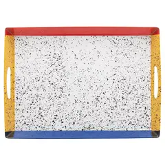 CASA BONITA - Bandeja de Melamina Rectangular 46.7x33.5 cm Bosque Multicolor