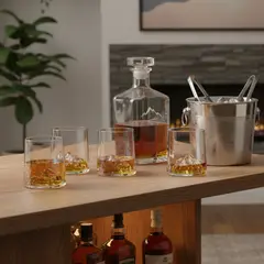 JUST HOME COLLECTION - Set x4 Vasos de Vidrio Montana 260 ml