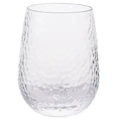 JUST HOME COLLECTION - Set x4 Vasos de Vidrio Martilla 470 ml