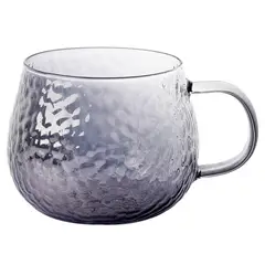 JUST HOME COLLECTION - Set x3 Mug de Vidrio 443 ml Martilla Gris