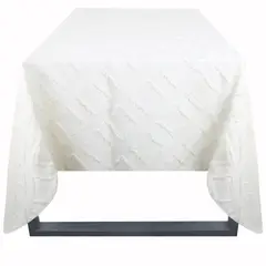 JUST HOME COLLECTION - Mantel Jacquard Rectangular 180x240cm Blanco