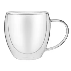 JUST HOME COLLECTION - Taza Vidrio Doble Pared 250 ml