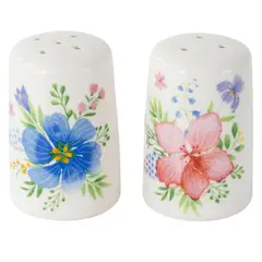 JUST HOME COLLECTION - Saleros y Pimenteros 6cm Flores