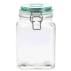 JUST HOME COLLECTION - Frasco con Tapa Clip 1100ml Vidrio