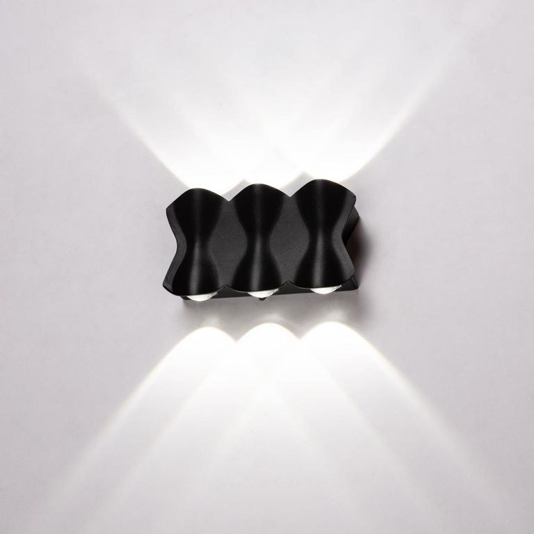 Aplique Exterior LED Buzet Negro 6W IP65 Luz Neutra